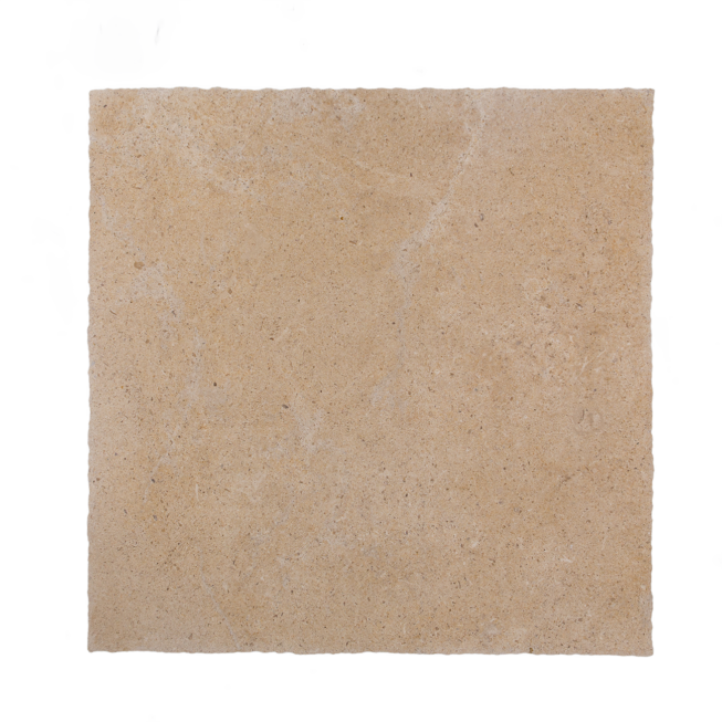 haussmann corton beige limestone square natural stone field tile 18x18 old world