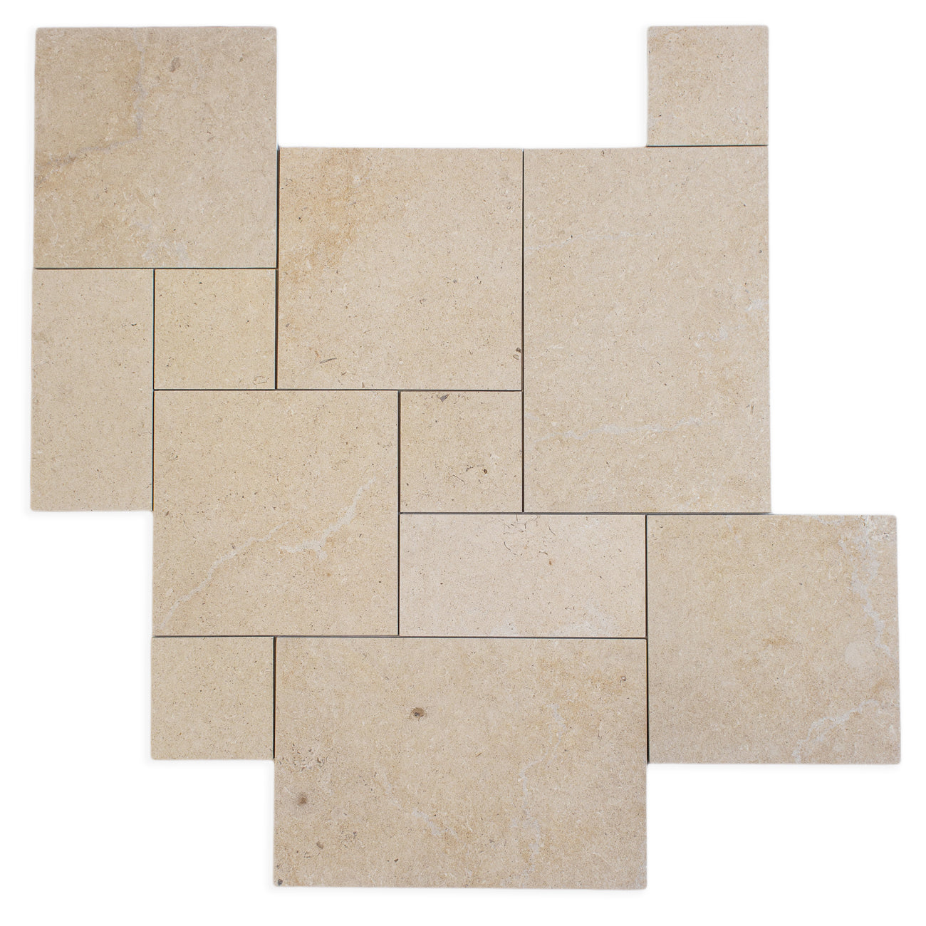 haussmann corton beige natural limestone manoir interior pattern patine straight edge 1_2 inch thick