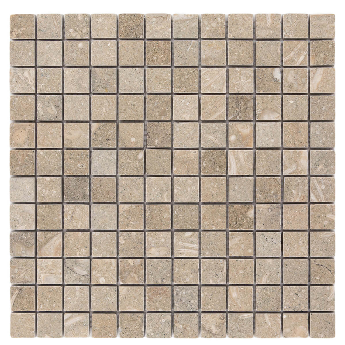 haussmann pistache seagrass limestone square mosaic tile 1x1 honed