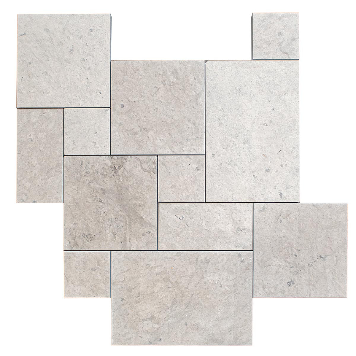Local Limestone Pattern Smoke Limestone Versailles Pattern | Mxmx5/8