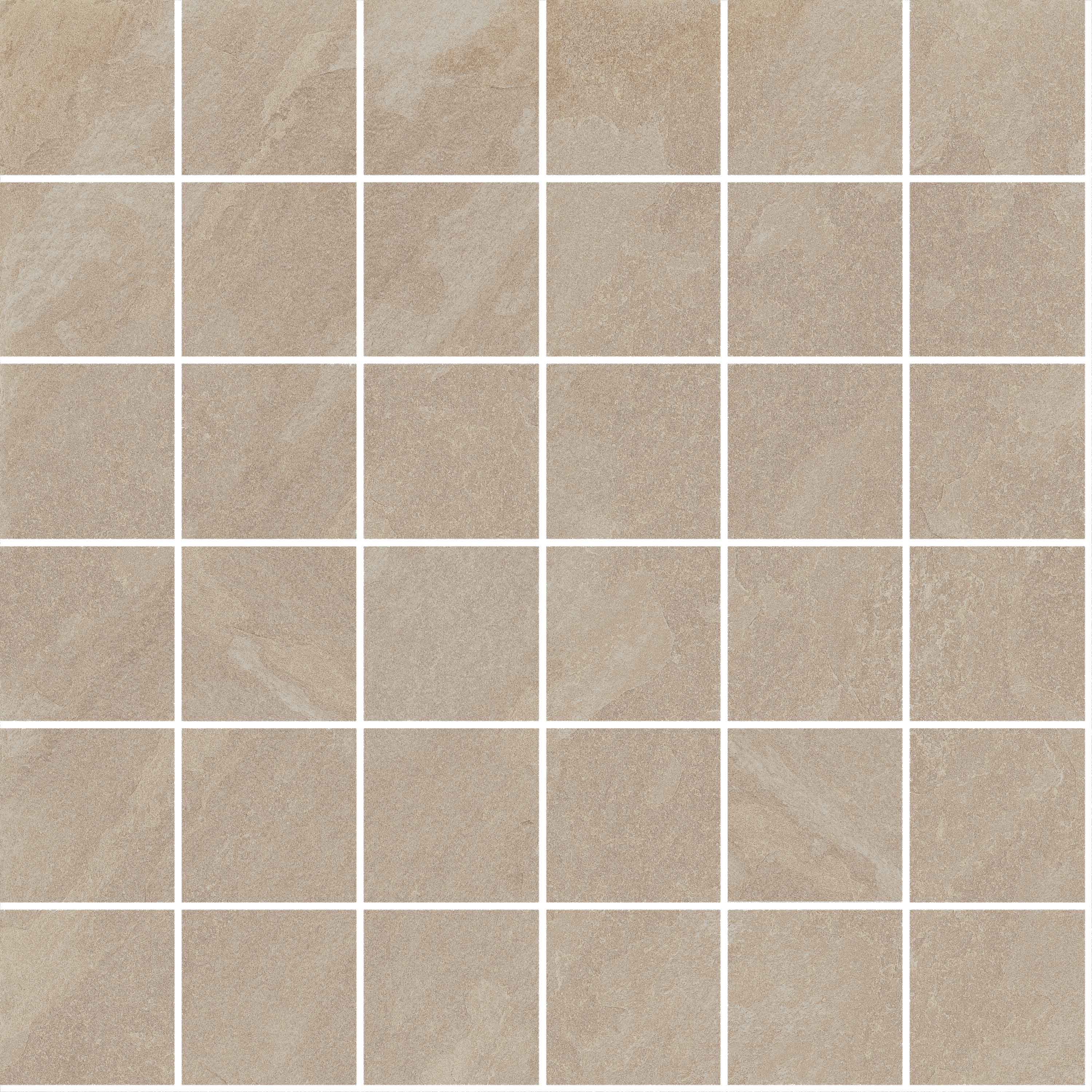 landmark 9mm globe barge gold straight stack 2x2 mosaic 12x12x9mm matte rectified porcelain tile distributed by surface group international