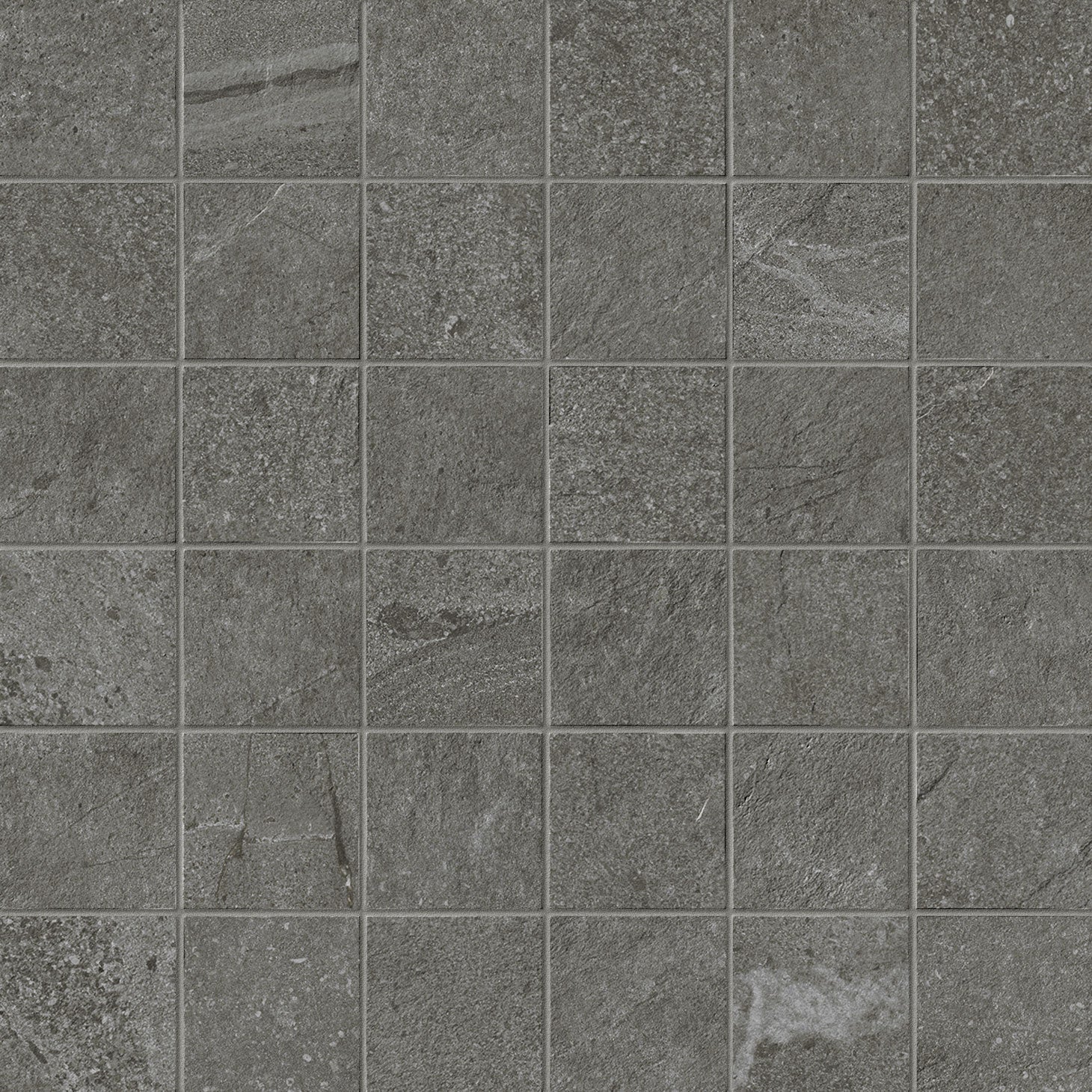 landmark 9mm journey contemorary dark straight stack 2x2 mosaic 12x12x9mm matte rectified porcelain tile distributed by surface group international