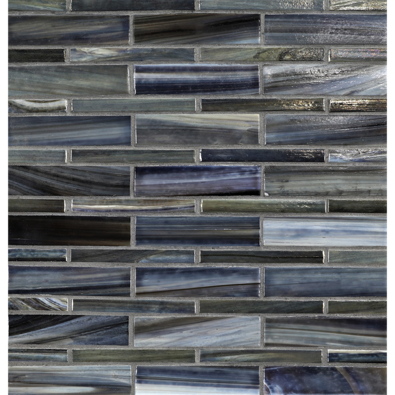 AGATE: Abruzzo Moyou Staggered Joint Field Mosaic (7.94"x12.38" | pearl)