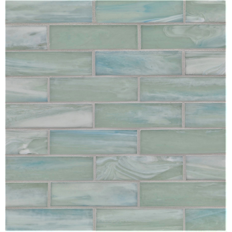 AGATE: Alassio 1.25"x5" Staggered Joint Field Mosaic (9.80"x12.83" | silk)