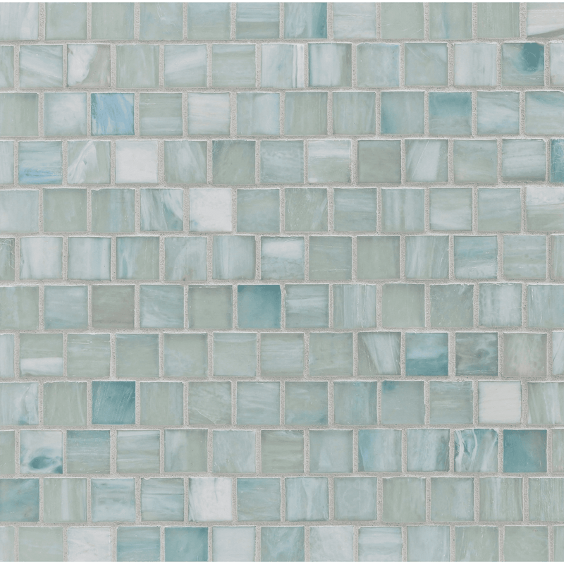 AGATE: Alassio 1"x1" Staggered Joint Field Mosaic (12.51"x12.51" | silk)