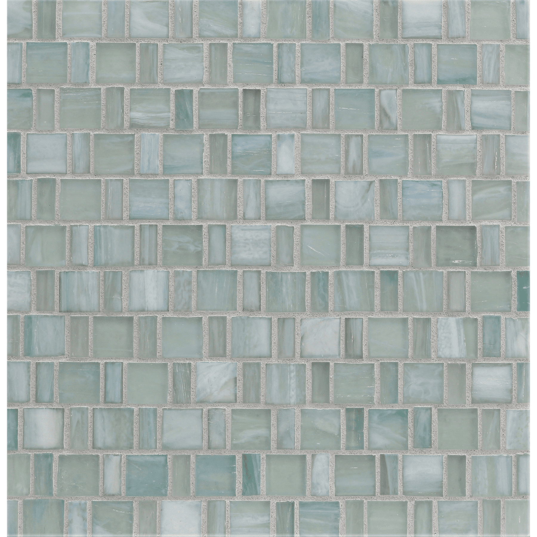AGATE: Alassio Japonaise Staggered Joint Field Mosaic (12.57"x12.50" | silk)