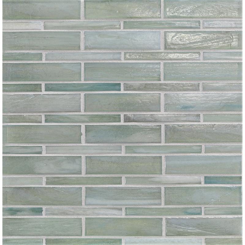 AGATE: Alassio Moyou Staggered Joint Field Mosaic (7.94"x12.38" | pearl)