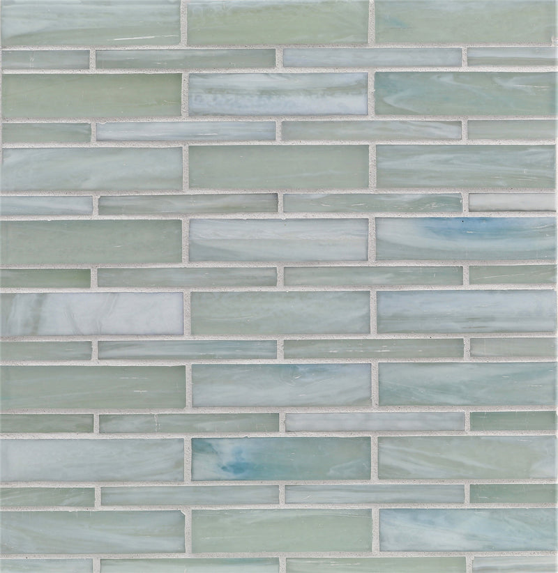 AGATE: Alassio Moyou Staggered Joint Field Mosaic (7.94"x12.38" | silk)