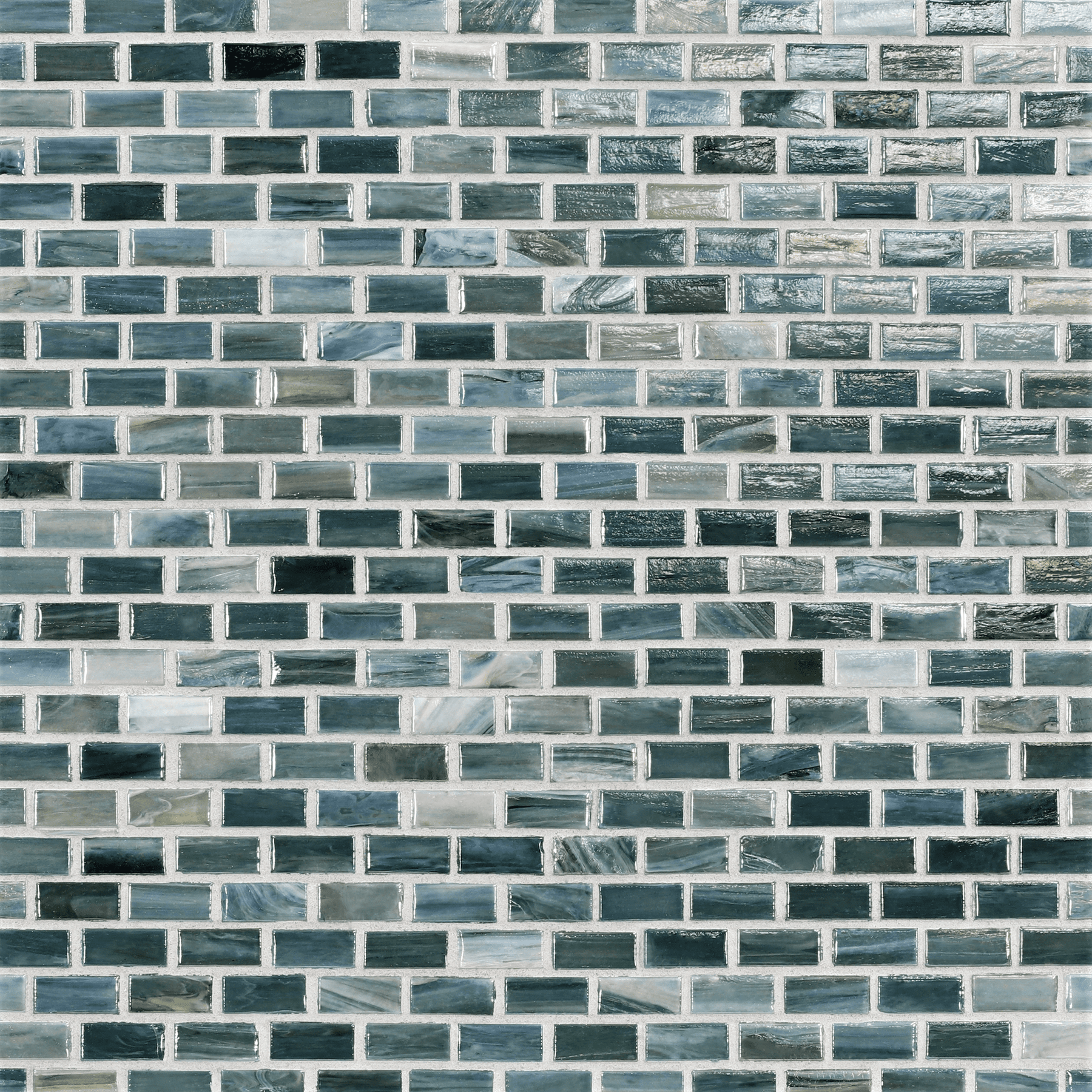 AGATE: Amalfi 0.5"x1" Staggered Joint Field Mosaic (12.51"x12.51" | pearl)