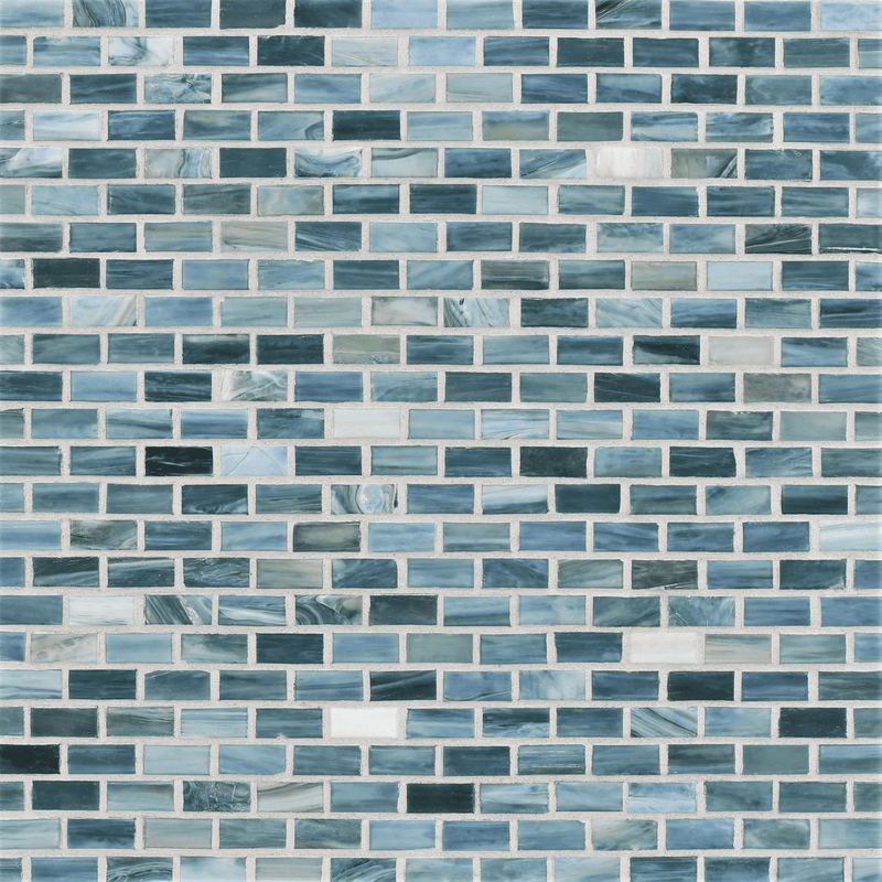 AGATE: Amalfi 0.5"x1" Staggered Joint Field Mosaic (12.51"x12.51" | silk)