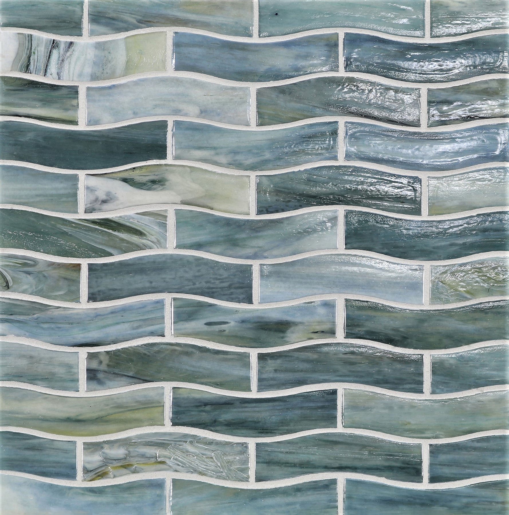 AGATE: Amalfi Zing Offset Field Mosaic (9.92"x12.28" | pearl)