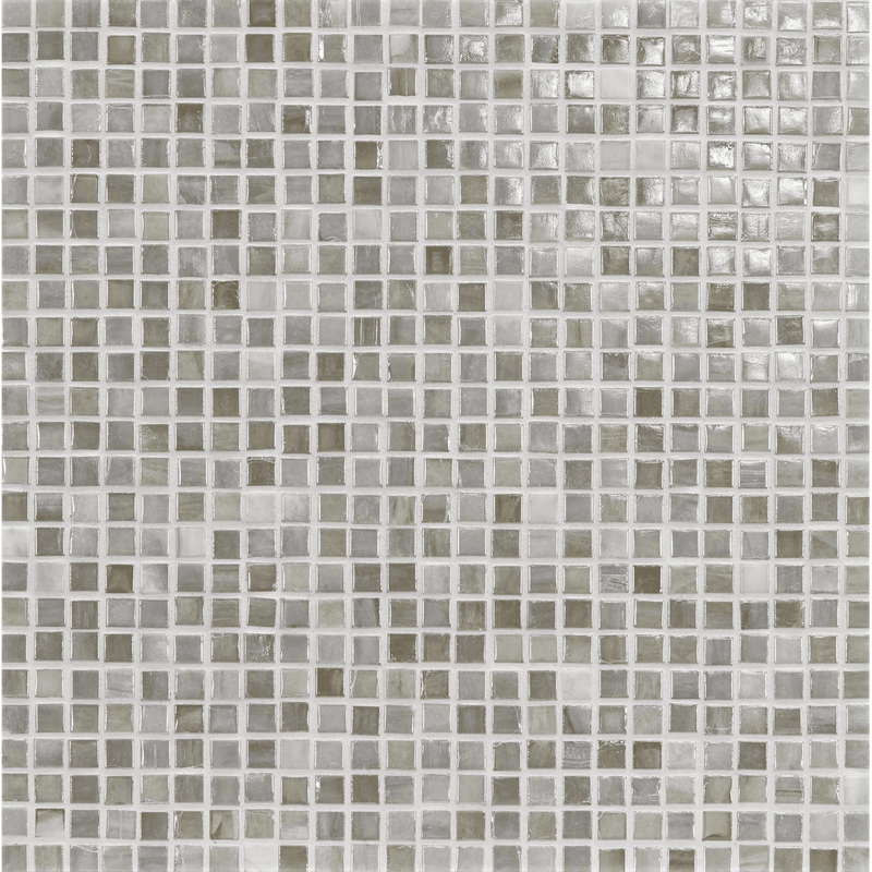 AGATE: Asolo 0.5"x0.5" Straight Stack Field Mosaic (12.52"x12.52" | pearl)