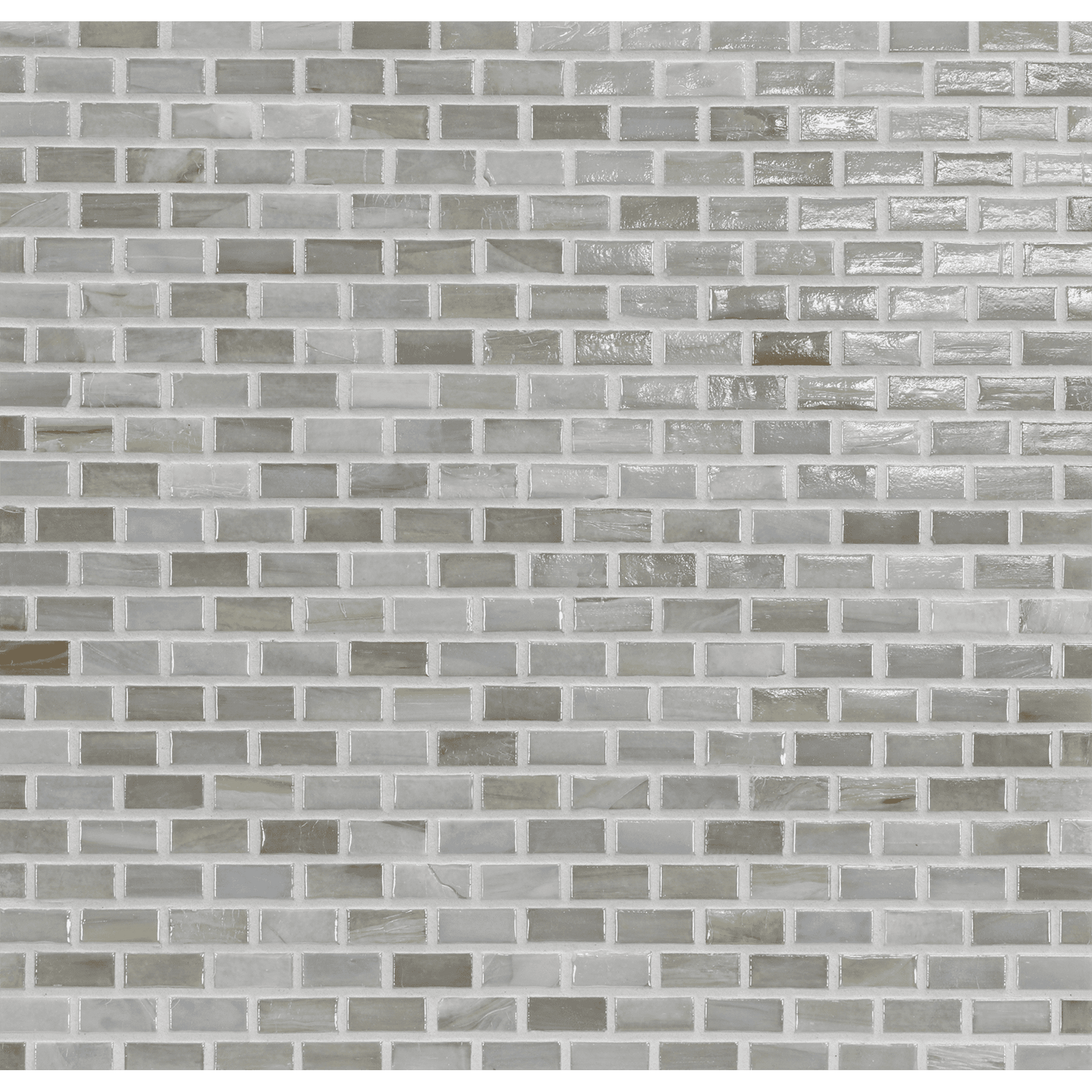 AGATE: Asolo 0.5"x1" Staggered Joint Field Mosaic (12.51"x12.51" | pearl)