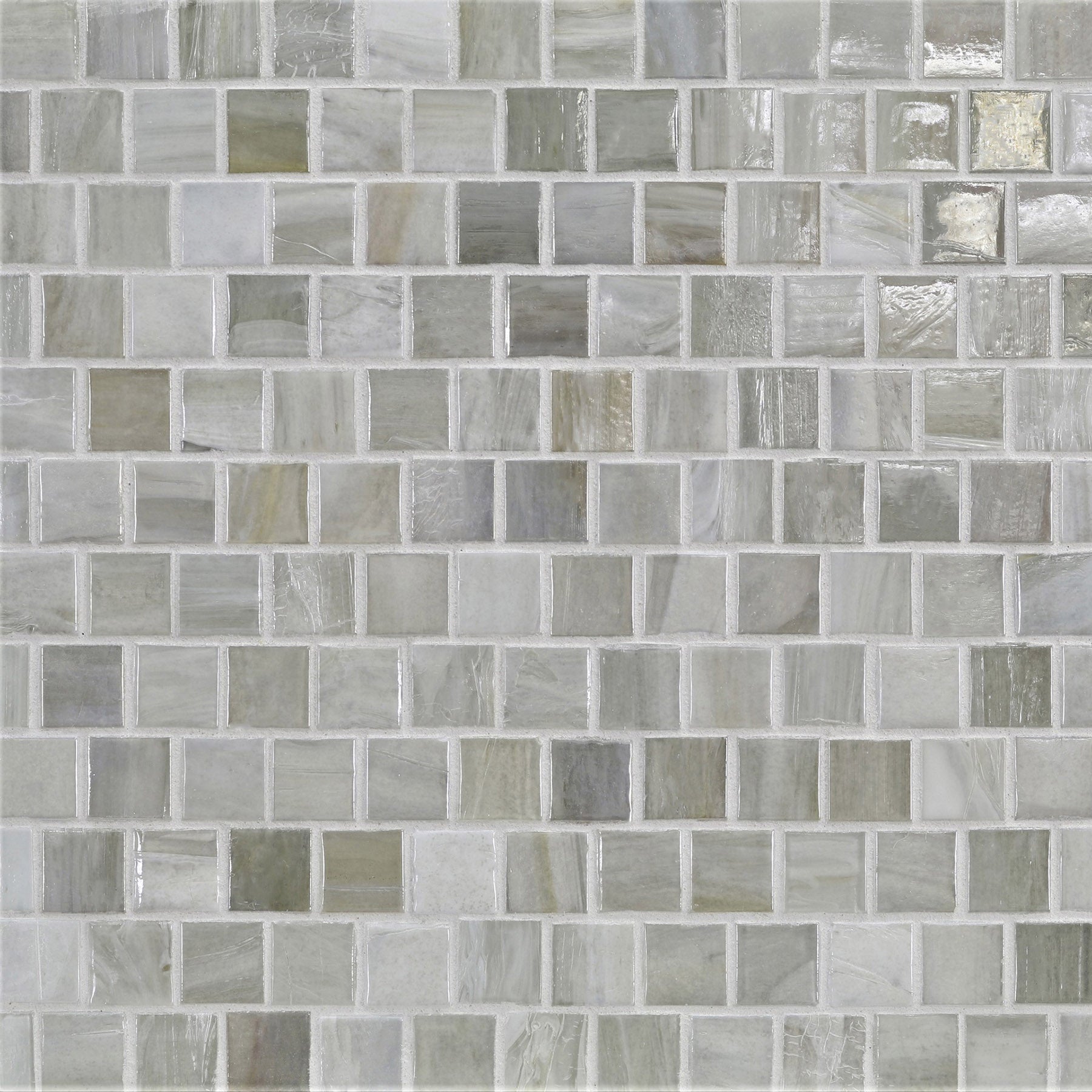 AGATE: Asolo 1"x1" Staggered Joint Field Mosaic (12.51"x12.51" | pearl)