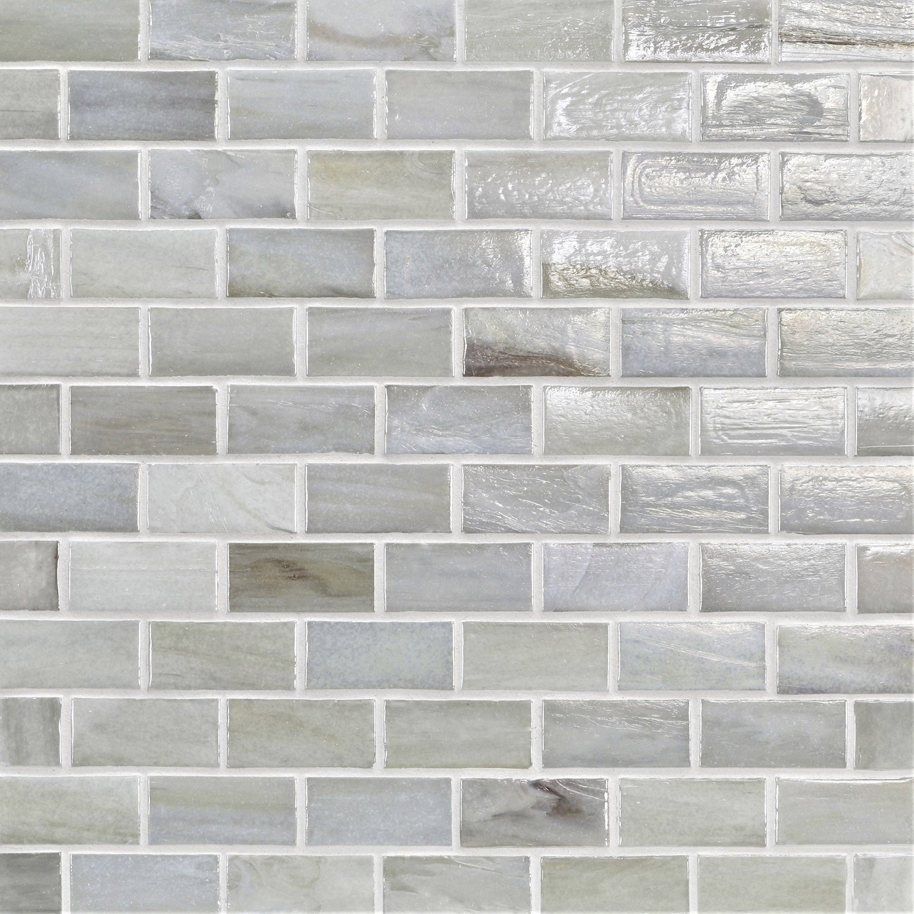 AGATE: Asolo 1"x2" Staggered Joint Field Mosaic (11.52"x12.51" | pearl)