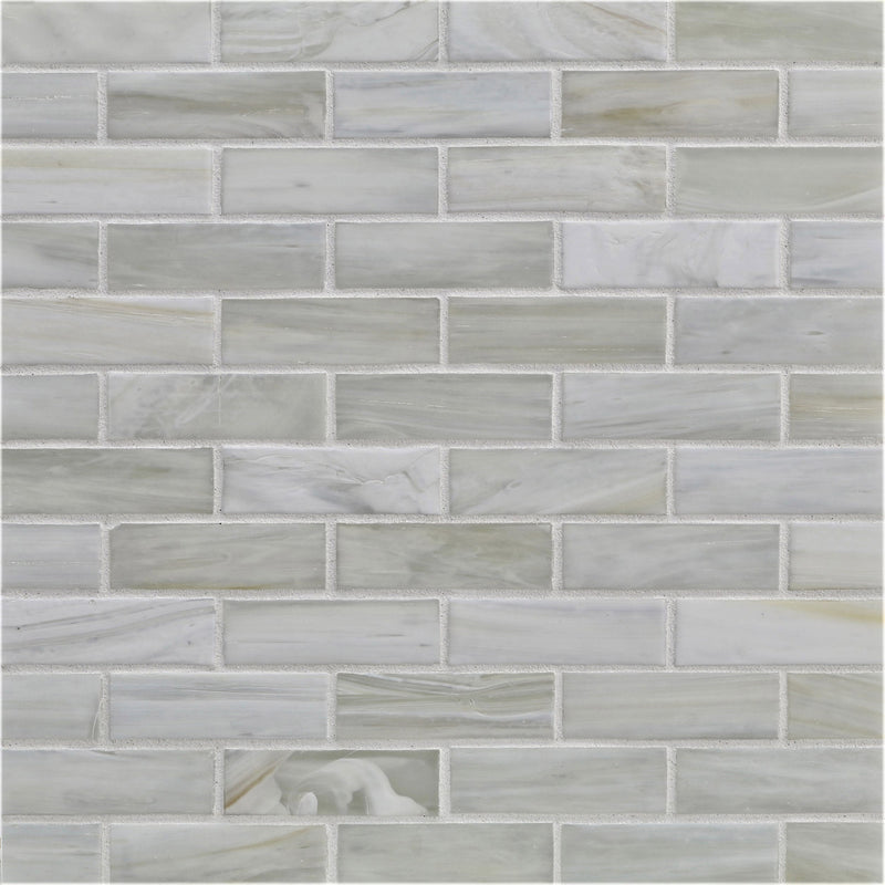 AGATE: Asolo 1"x3" Staggered Joint Field Mosaic (9.46"x12.49" | silk)