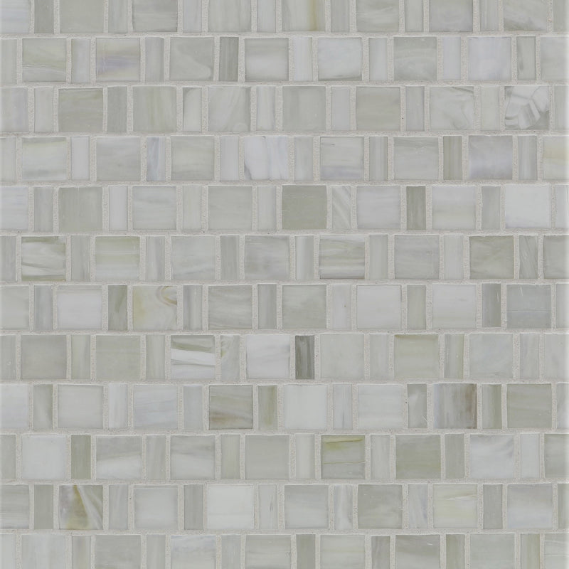 AGATE: Asolo Japonaise Staggered Joint Field Mosaic (12.57"x12.50" | silk)