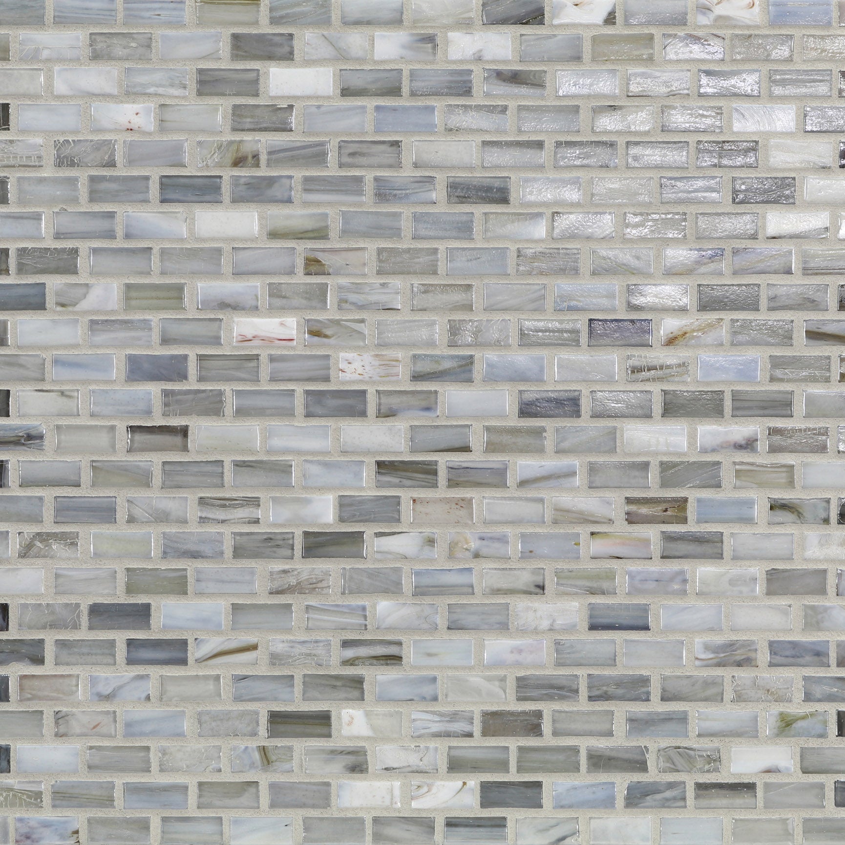 AGATE: Bari 0.5"x1" Staggered Joint Field Mosaic (12.51"x12.51" | pearl)