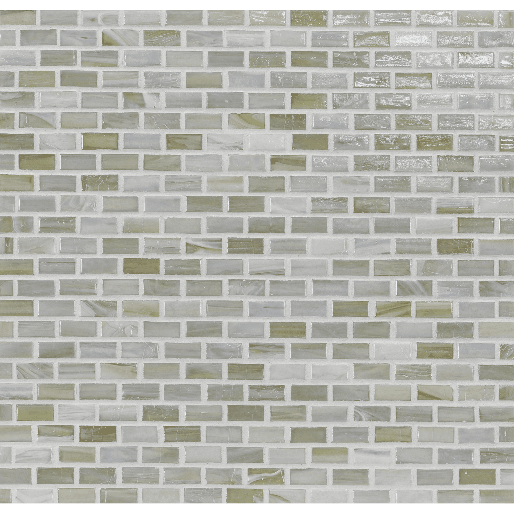 AGATE: Cortona 0.5"x1" Staggered Joint Field Mosaic (12.51"x12.51" | pearl)