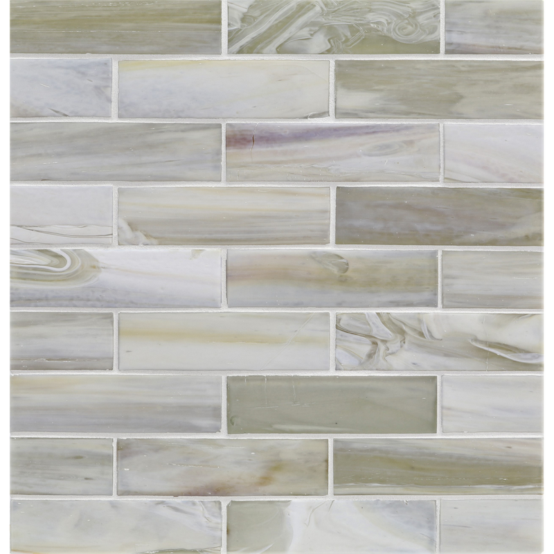 AGATE: Cortona 1.25"x5" Staggered Joint Field Mosaic (9.80"x12.83" | silk)
