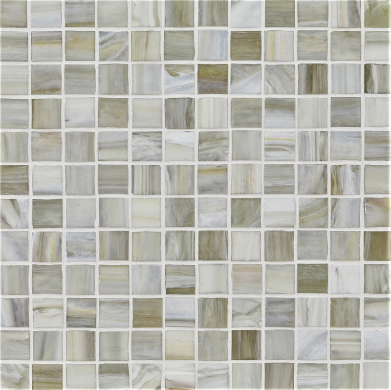AGATE: Cortona 1"x1" Straight Stack Field Mosaic (12.51"x12.51" | silk)