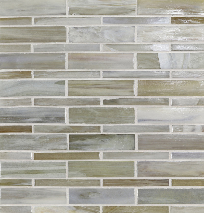 AGATE: Cortona Moyou Staggered Joint Field Mosaic (7.94"x12.38" | pearl)