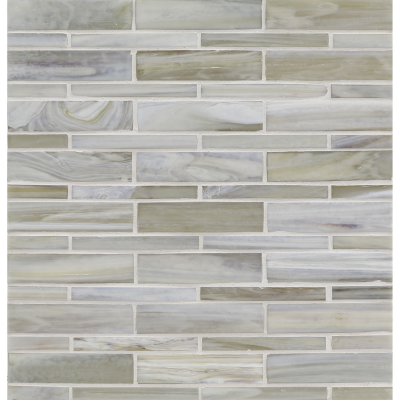 AGATE: Cortona Moyou Staggered Joint Field Mosaic (7.94"x12.38" | silk)