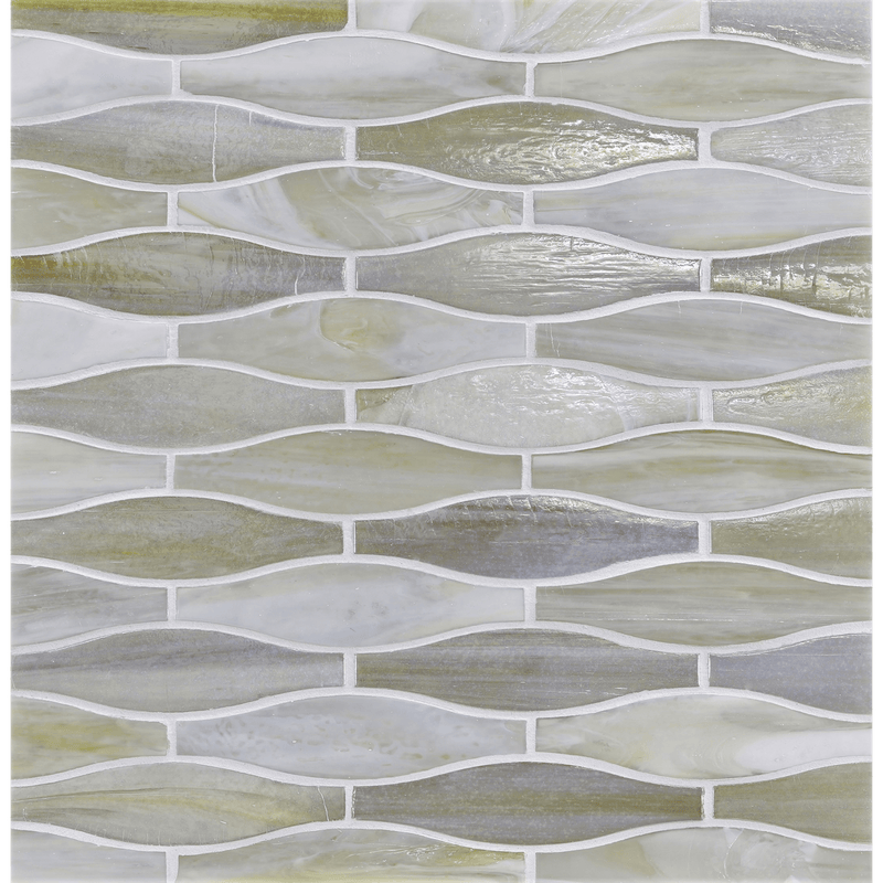 AGATE: Cortona Taiko Offset Field Mosaic (9.77"x12.49" | ribbed)