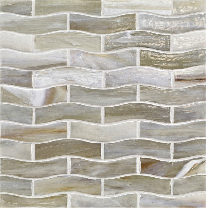 AGATE: Cortona Zing Offset Field Mosaic (9.92"x12.28" | pearl)