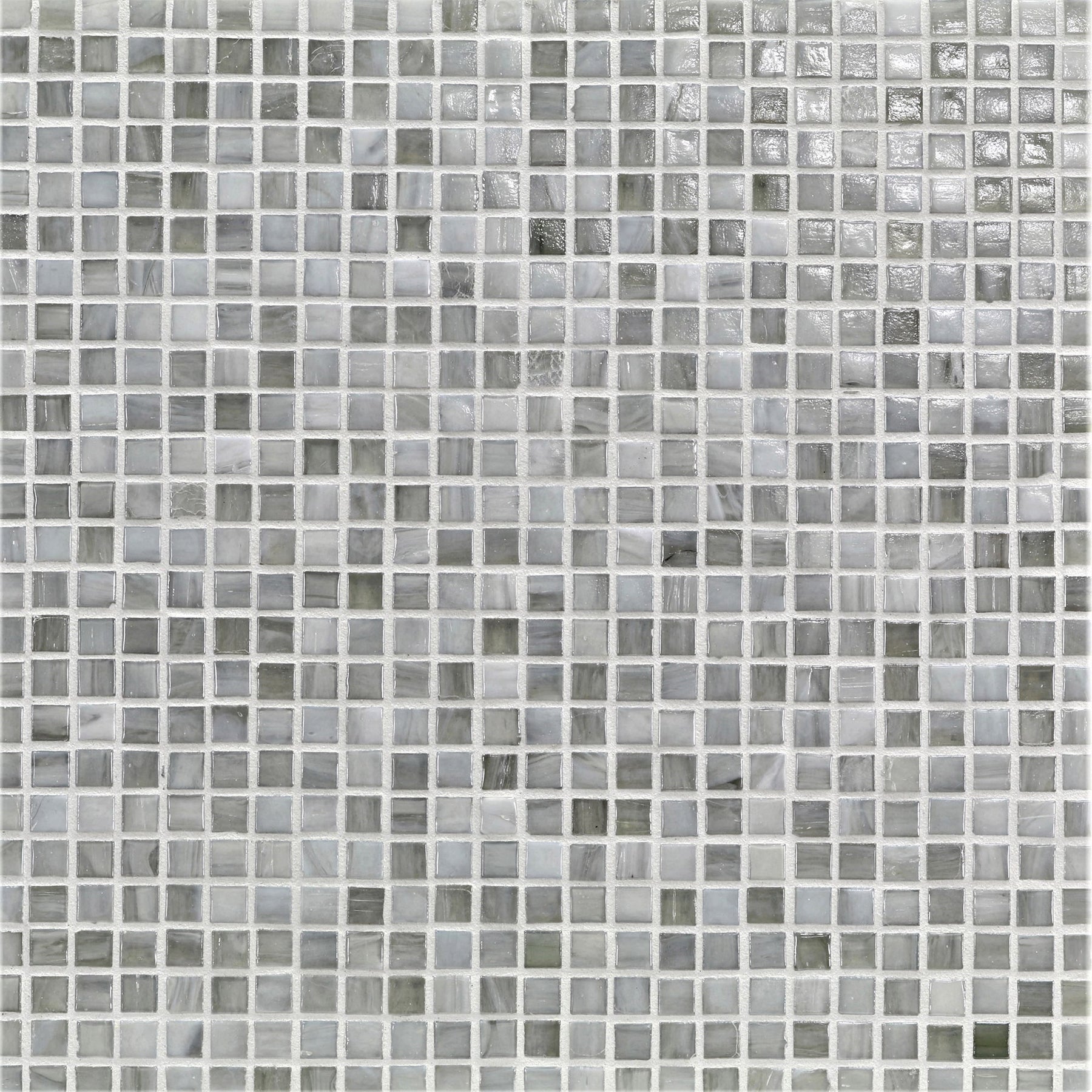 AGATE: Matera 0.5"x0.5" Straight Stack Field Mosaic (12.52"x12.52" | pearl)