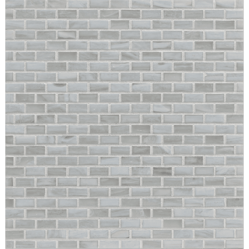 AGATE: Matera 0.5"x1" Staggered Joint Field Mosaic (12.51"x12.51" | silk)