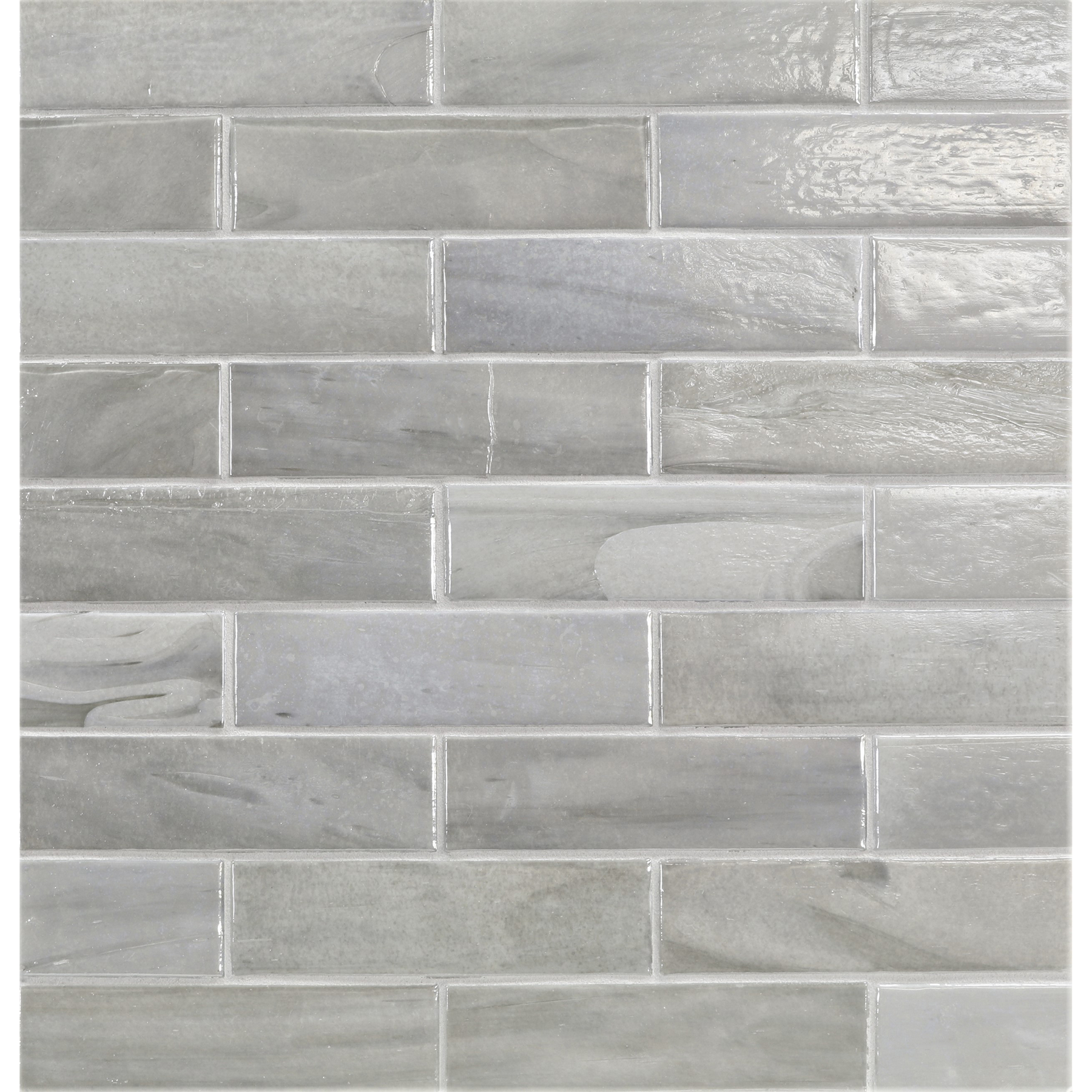AGATE: Matera 1.25"x5" Staggered Joint Field Mosaic (9.80"x12.83" | pearl)