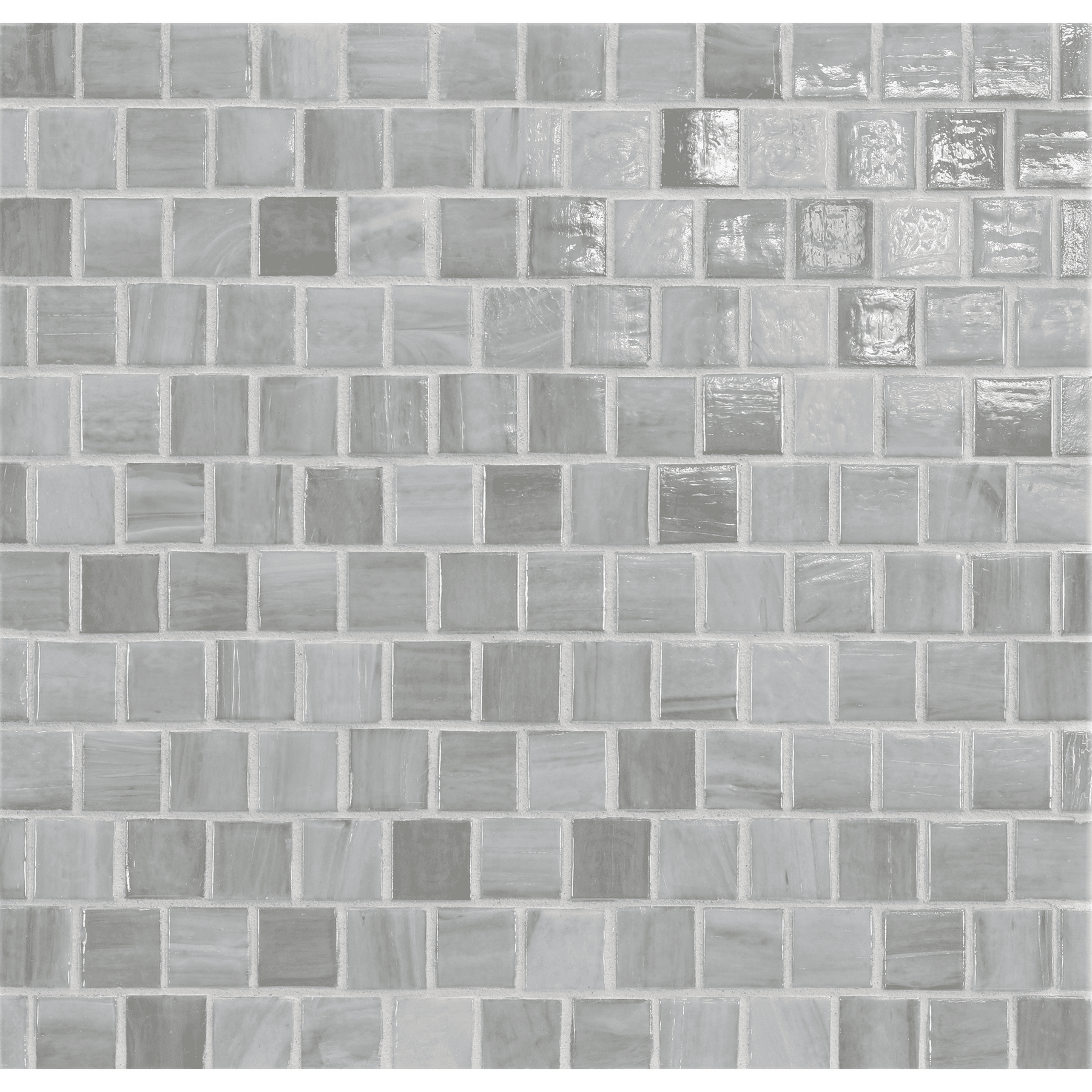 AGATE: Matera 1"x1" Staggered Joint Field Mosaic (12.51"x12.51" | pearl)