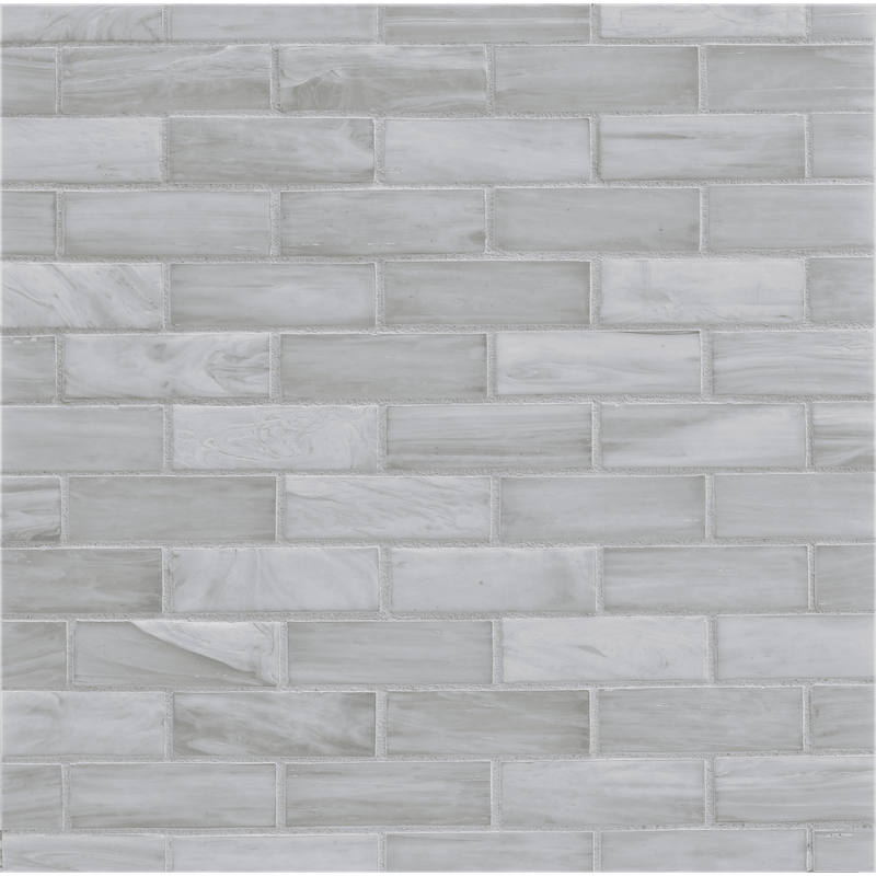 AGATE: Matera 1"x3" Staggered Joint Field Mosaic (9.46"x12.49" | silk)