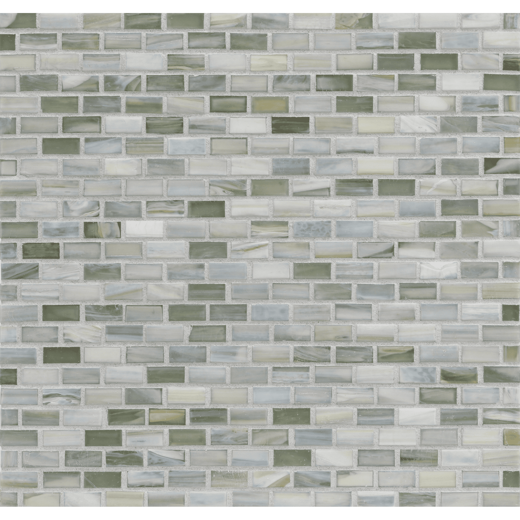 AGATE: Pienza 0.5"x1" Staggered Joint Field Mosaic (12.51"x12.51" | silk)