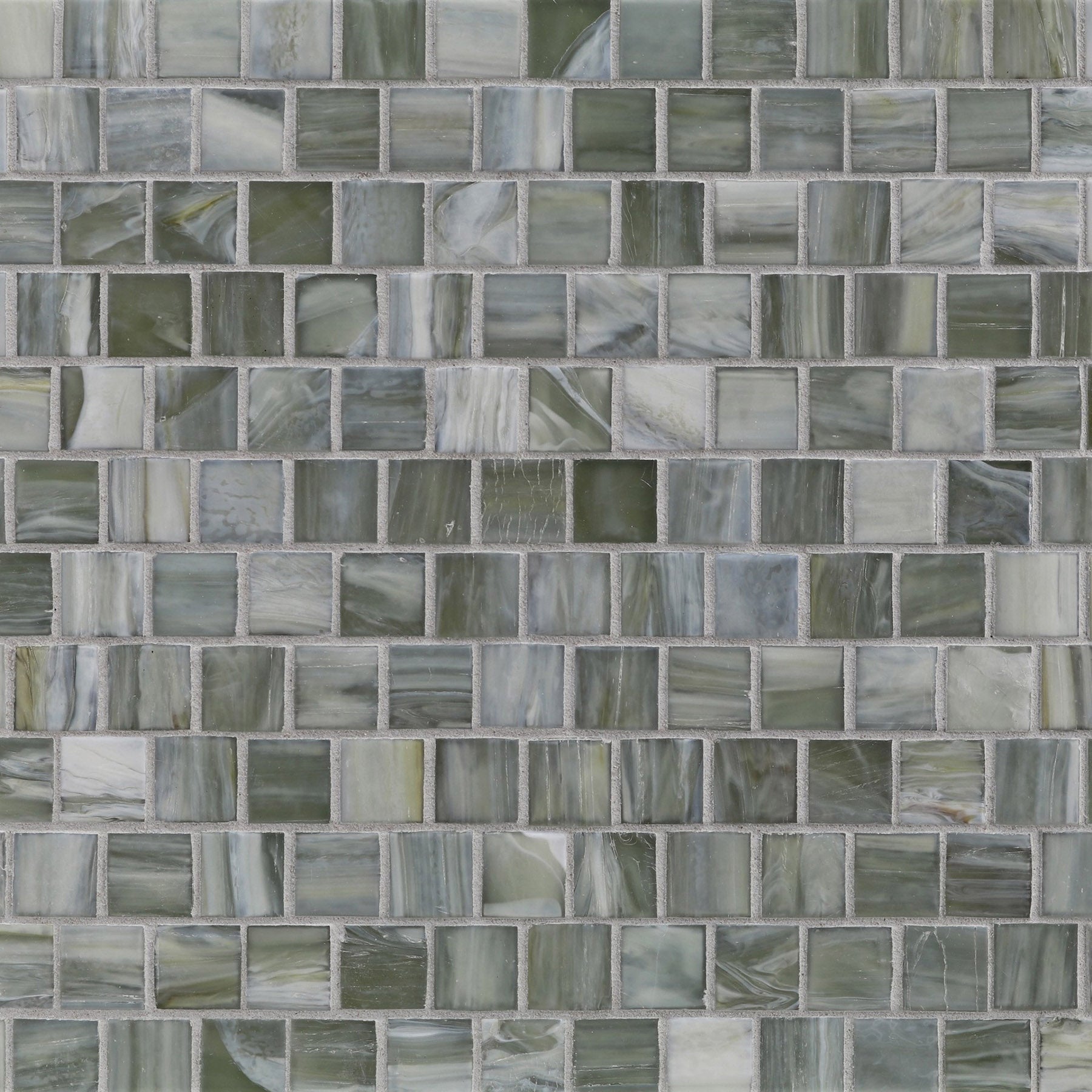 AGATE: Pienza 1"x1" Staggered Joint Field Mosaic (12.51"x12.51" | silk)