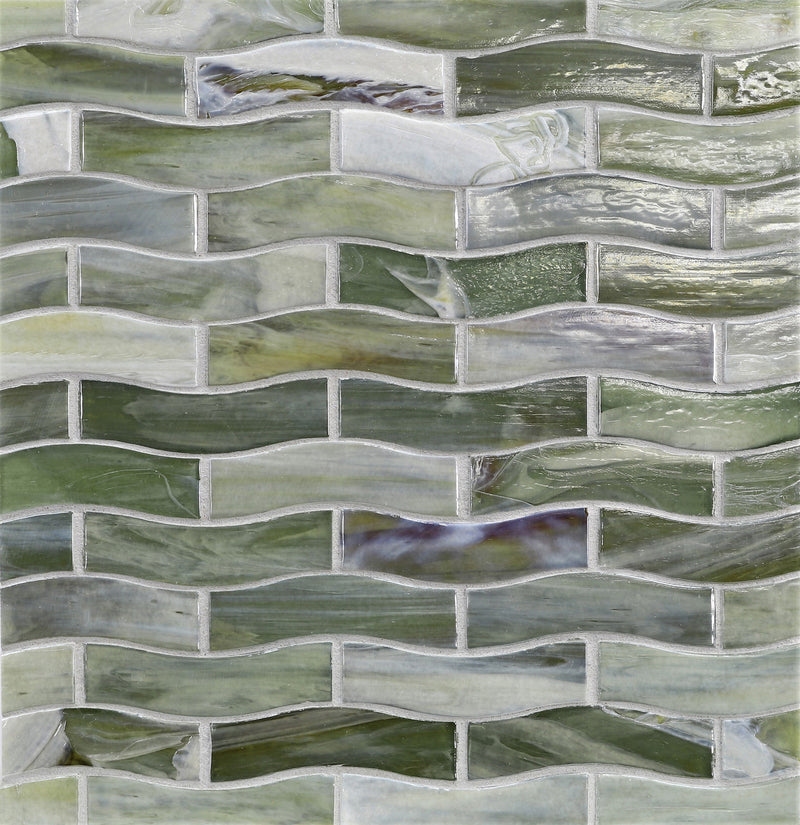AGATE: Pienza Zing Offset Field Mosaic (9.92"x12.28" | pearl)