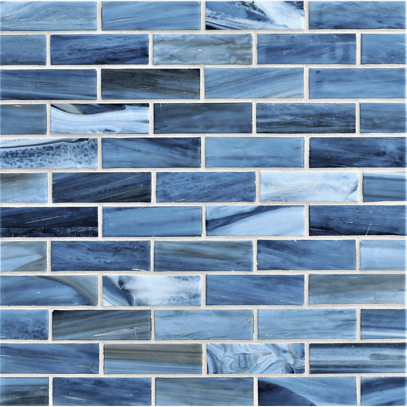 AGATE: Portofino 1"x3" Staggered Joint Field Mosaic (9.46"x12.49" | silk)