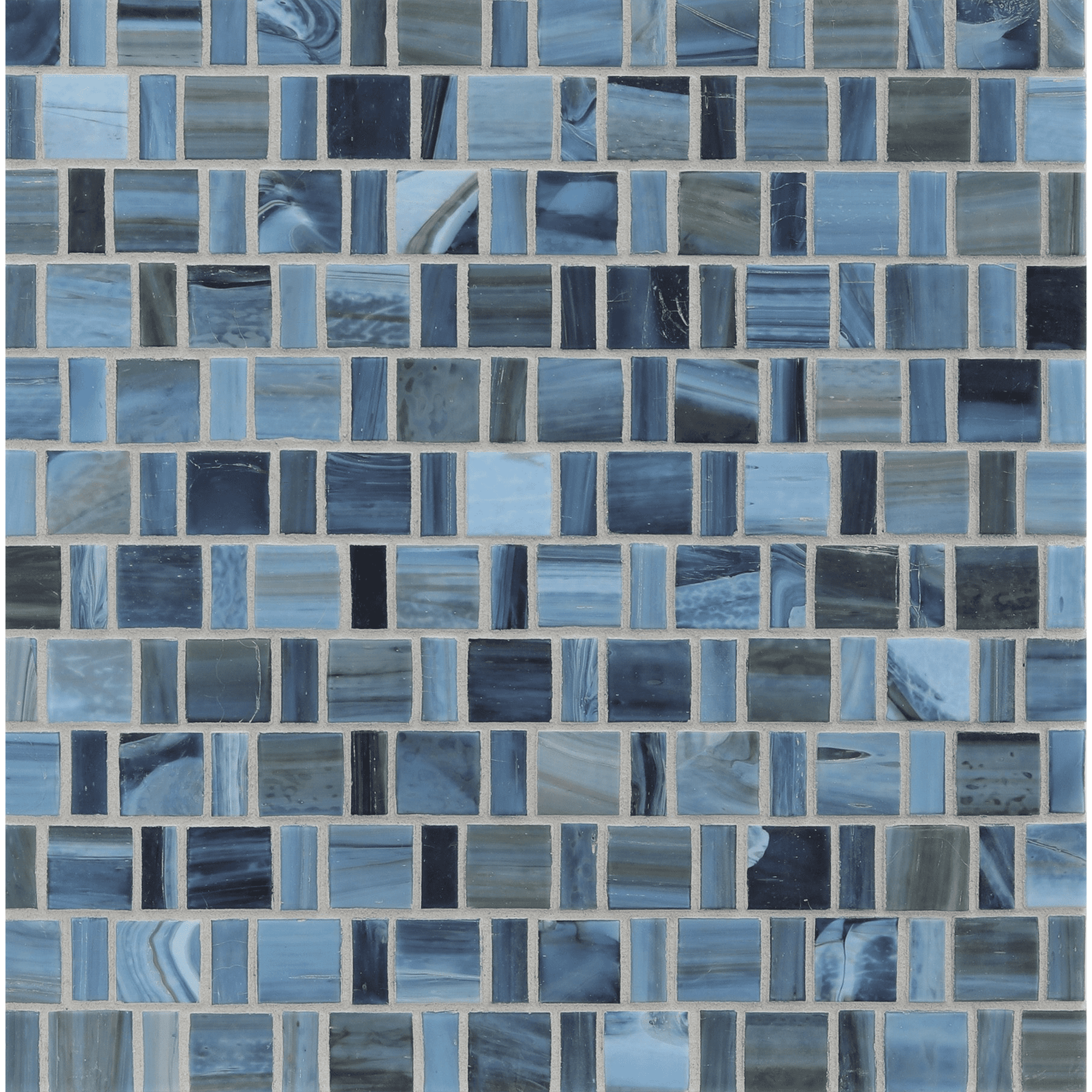 AGATE: Portofino Japonaise Staggered Joint Field Mosaic (12.57"x12.50" | silk)