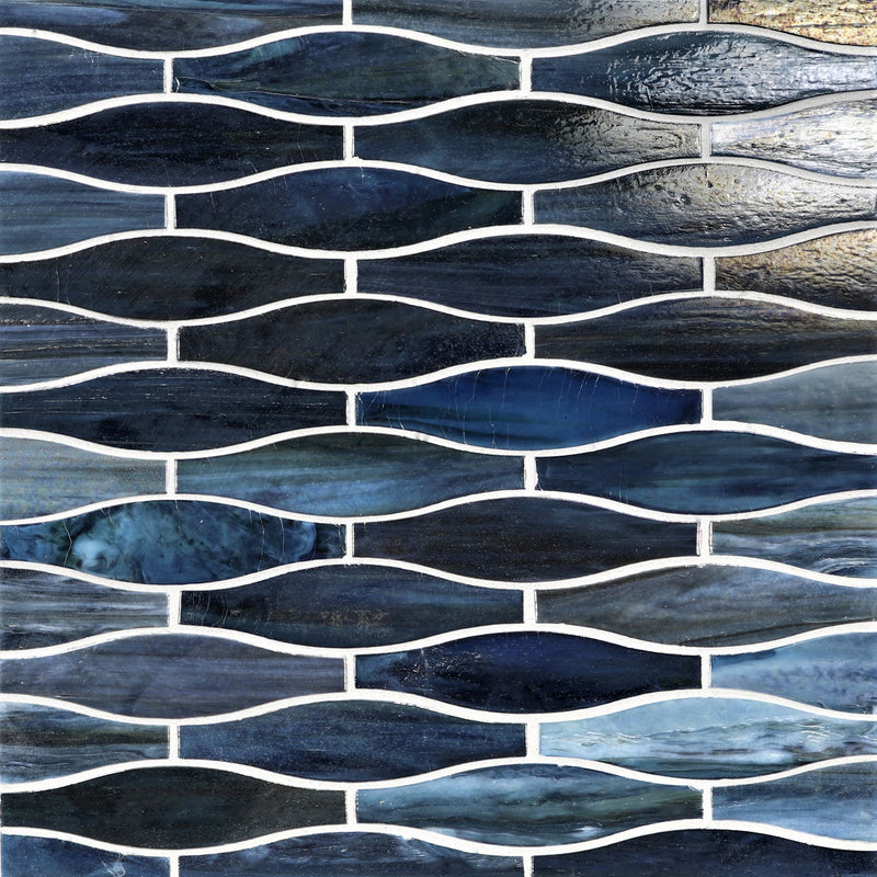 AGATE: Portofino Taiko Offset Field Mosaic (9.77"x12.49" | pearl)