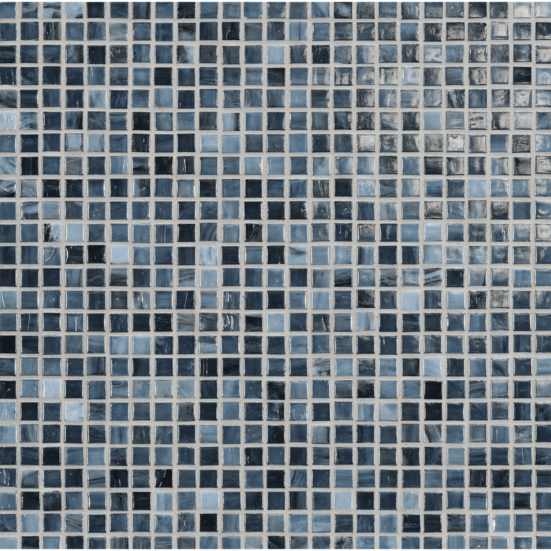 AGATE: Umbria 0.5"x0.5" Straight Stack Field Mosaic (12.52"x12.52" | pearl)