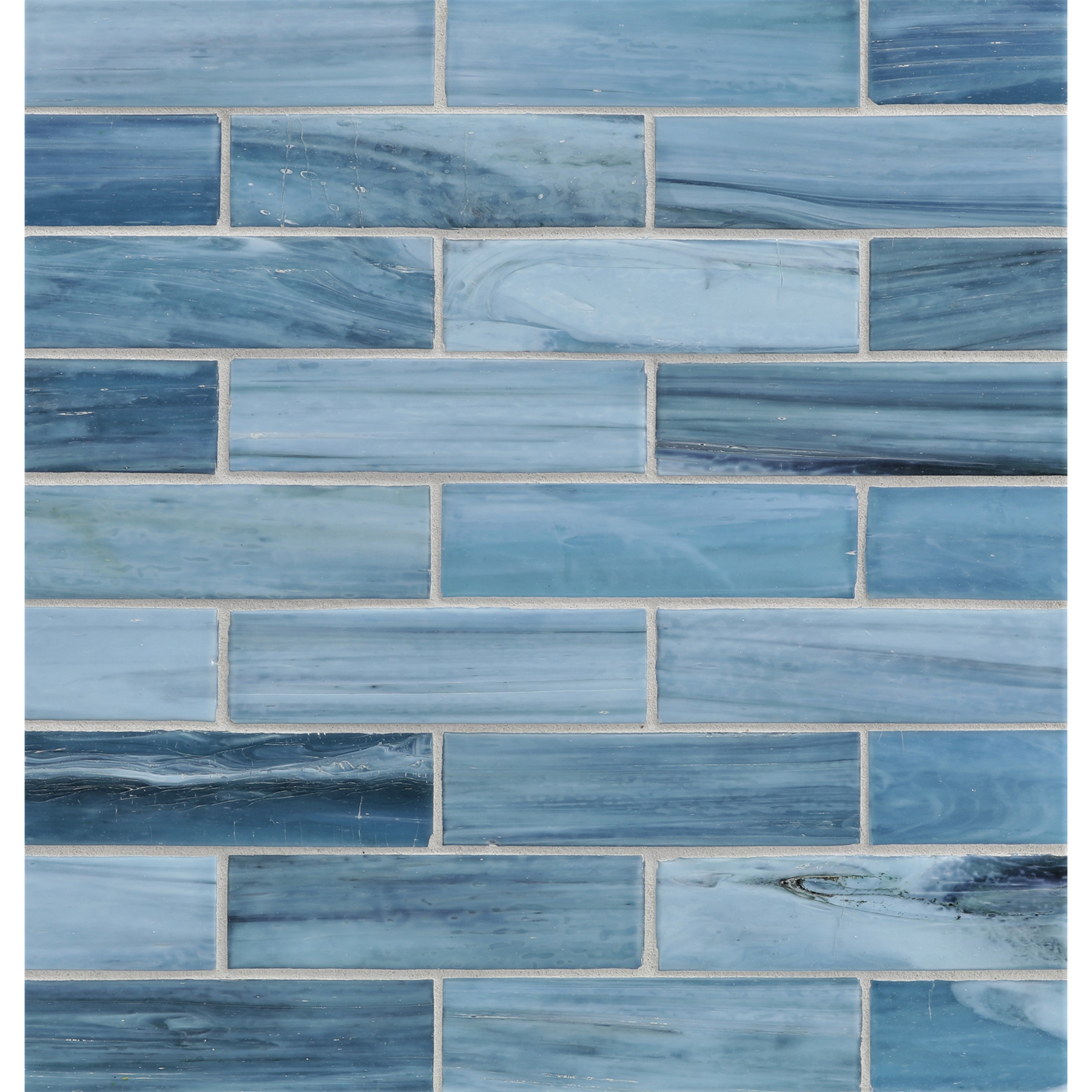 AGATE: Umbria 1.25"x5" Staggered Joint Field Mosaic (9.80"x12.83" | silk)