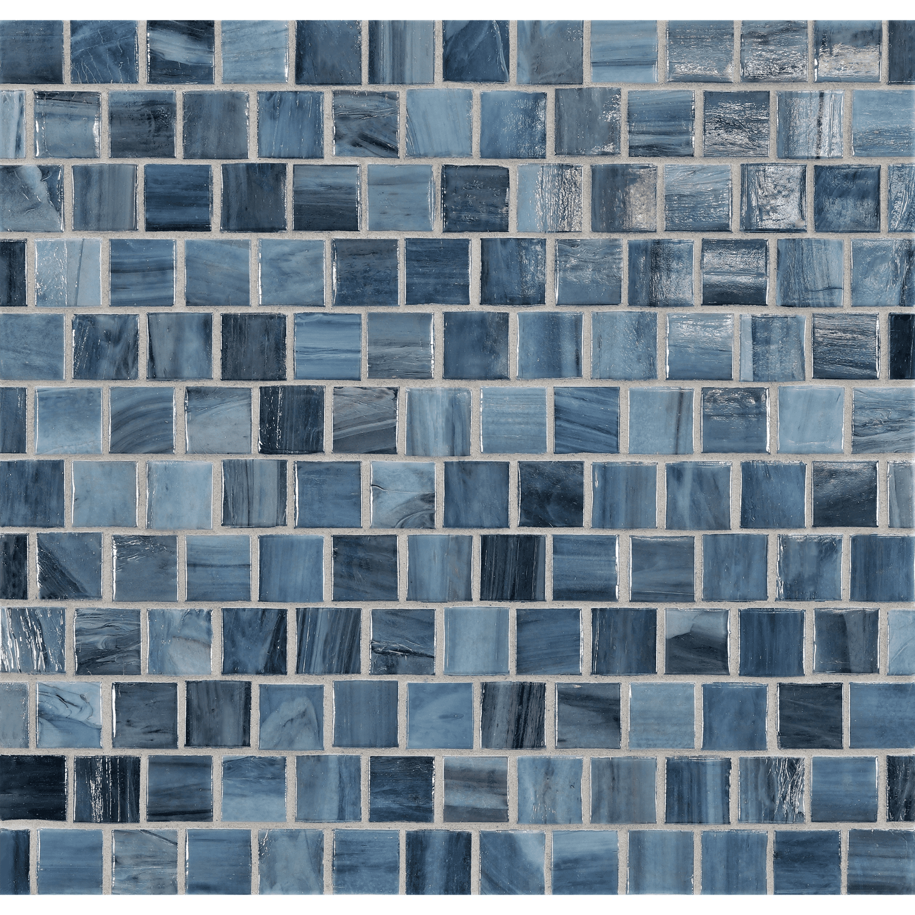 AGATE: Umbria 1"x1" Staggered Joint Field Mosaic (12.51"x12.51" | pearl)