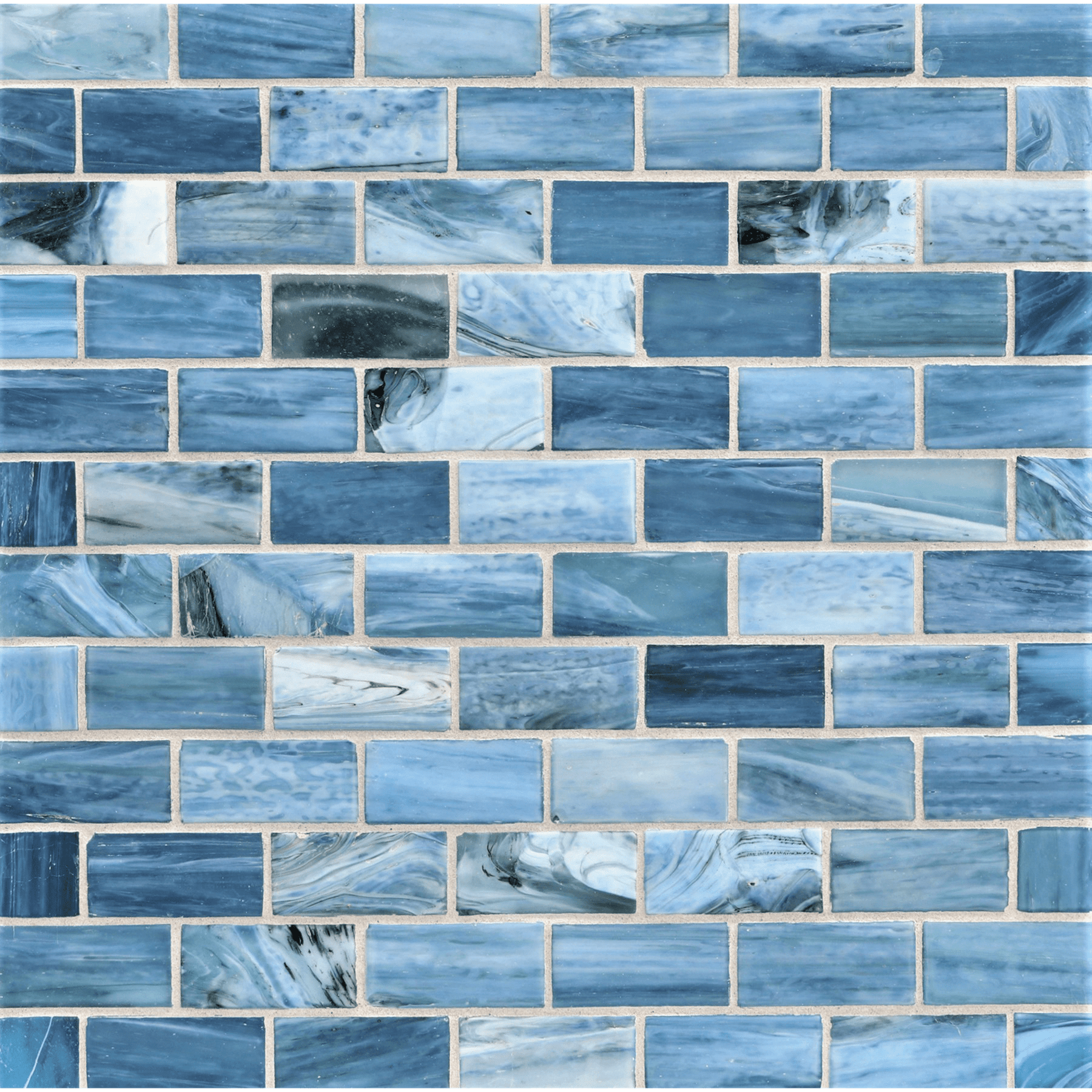 AGATE: Umbria 1"x2" Staggered Joint Field Mosaic (11.52"x12.51" | silk)
