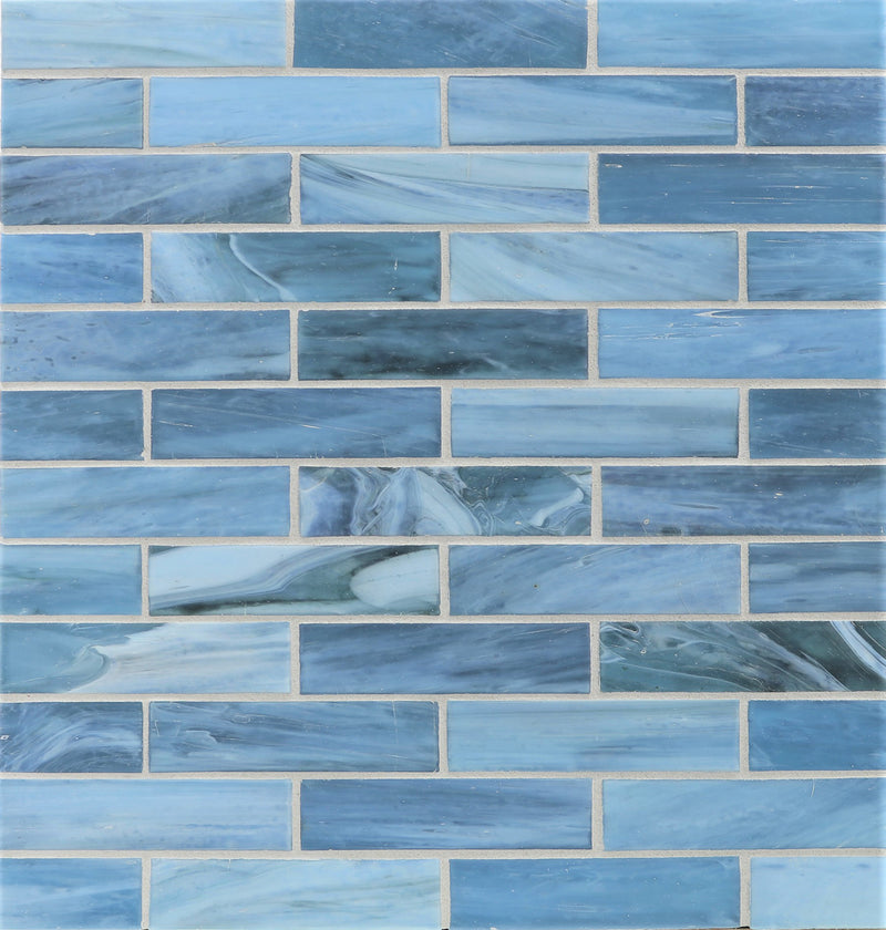 AGATE: Umbria 1"x4" Staggered Joint Field Mosaic (9.92"x12.41" | silk)
