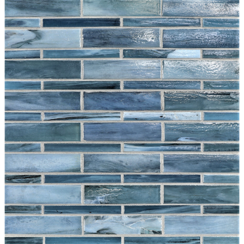 AGATE: Umbria Moyou Staggered Joint Field Mosaic (7.94"x12.38" | pearl)
