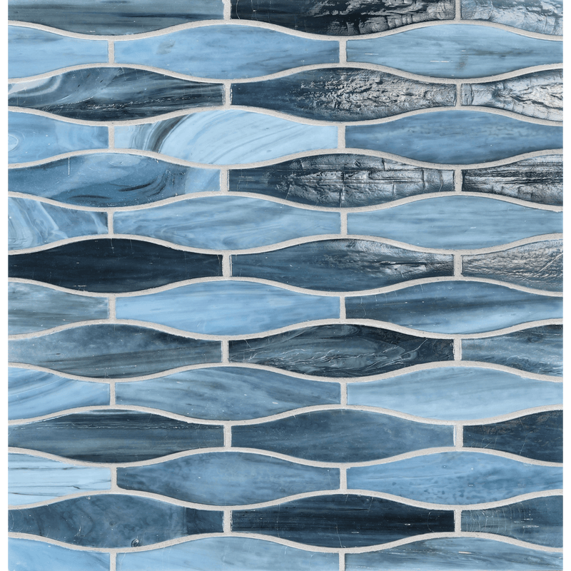 AGATE: Umbria Taiko Offset Field Mosaic (9.77"x12.49" | ribbed)