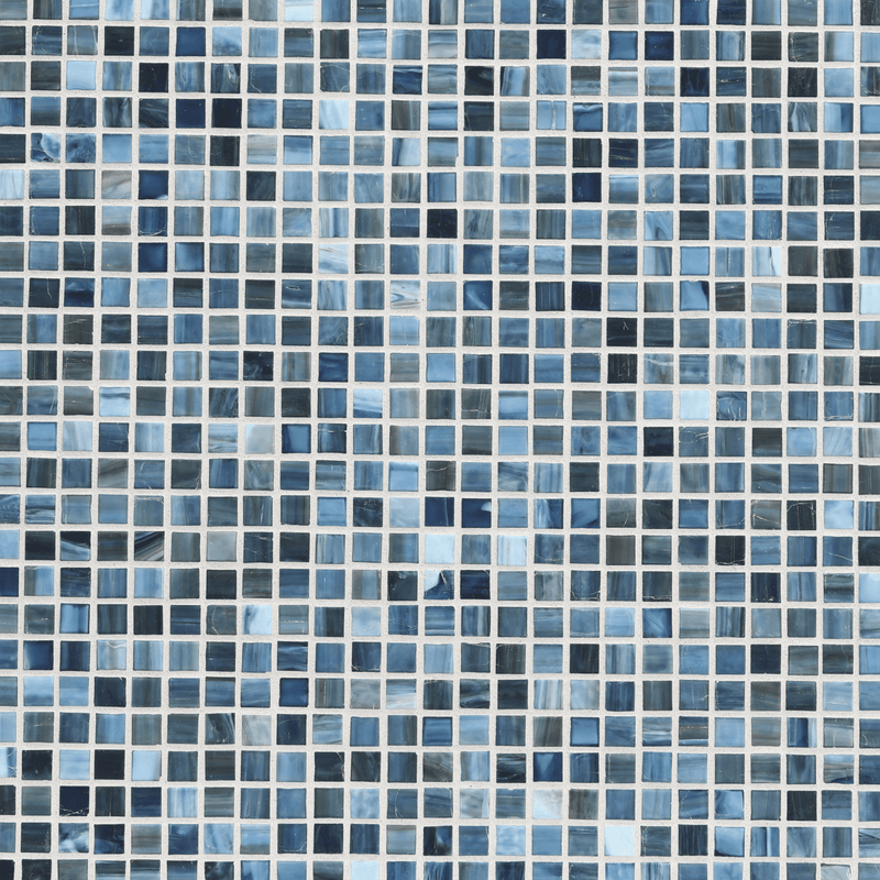 AGATE: Verona 0.5"x0.5" Straight Stack Field Mosaic (12.52"x12.52" | silk)
