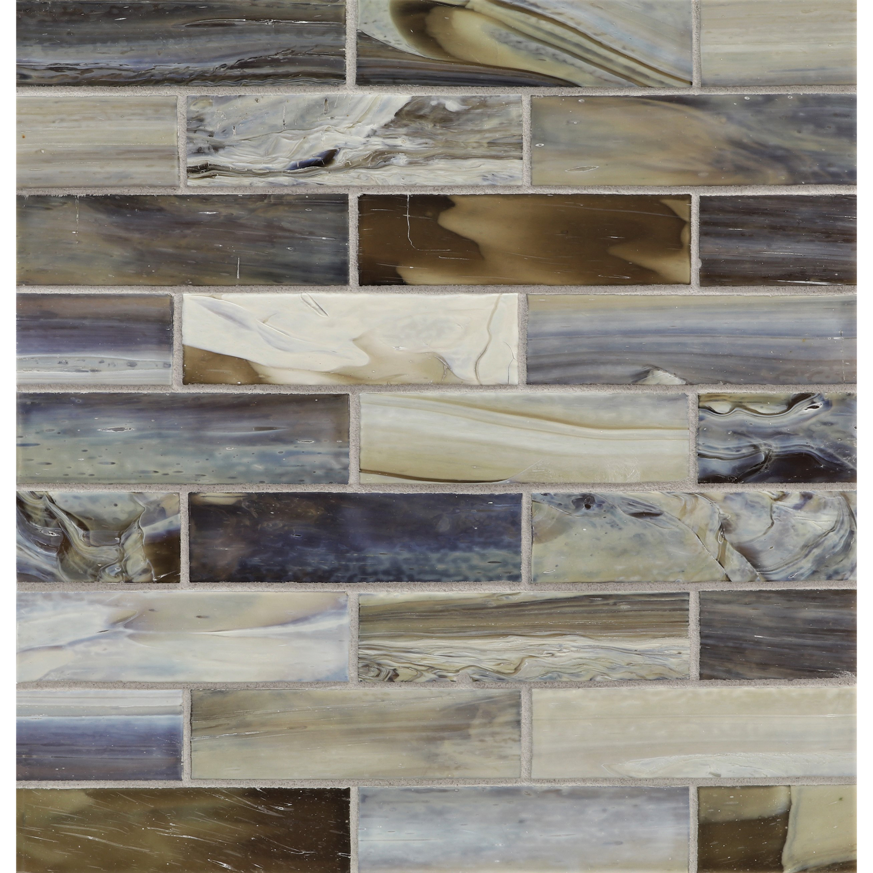 AGATE: Verona 1.25"x5" Staggered Joint Field Mosaic (9.80"x12.83" | silk)