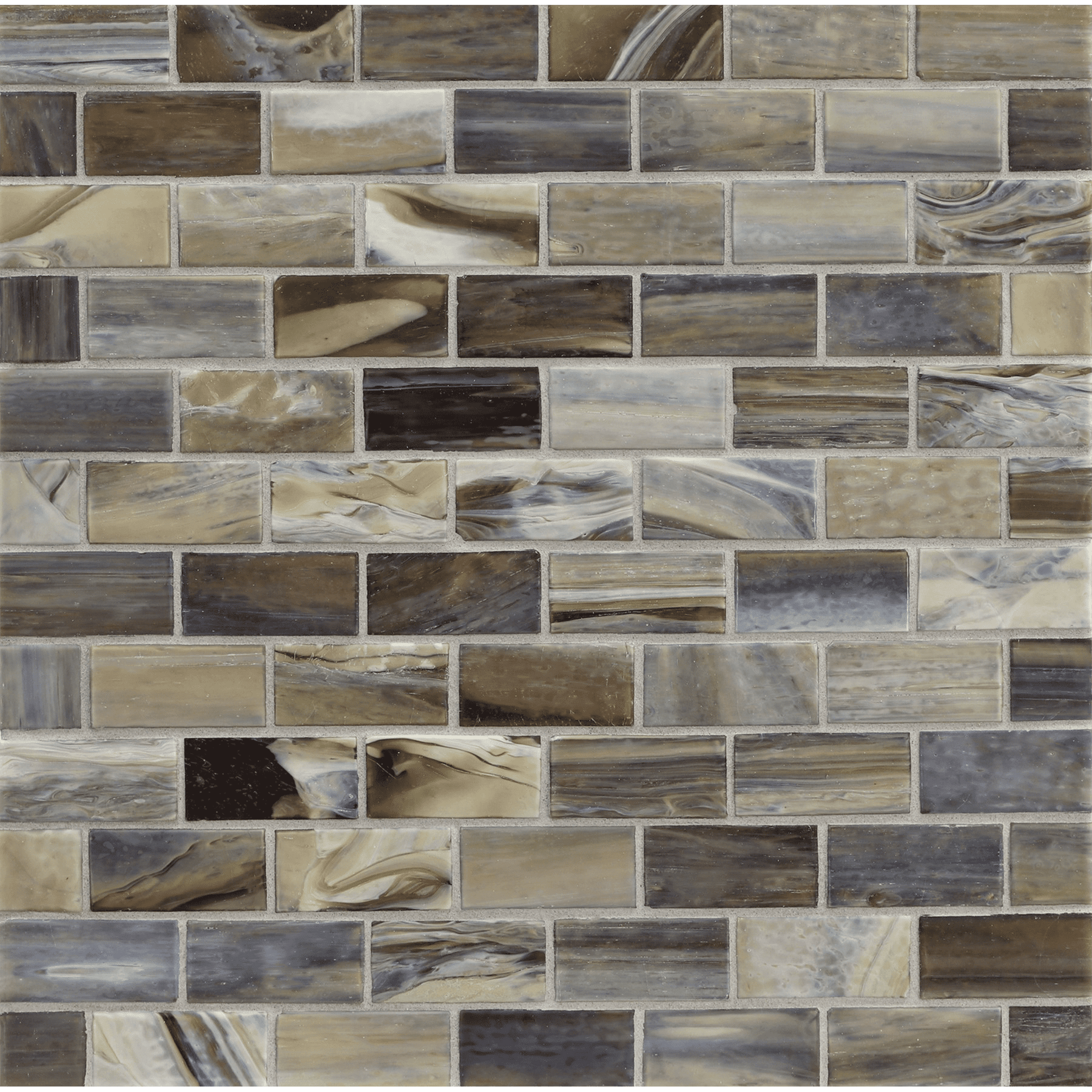 AGATE: Verona 1"x2" Staggered Joint Field Mosaic (11.52"x12.51" | silk)